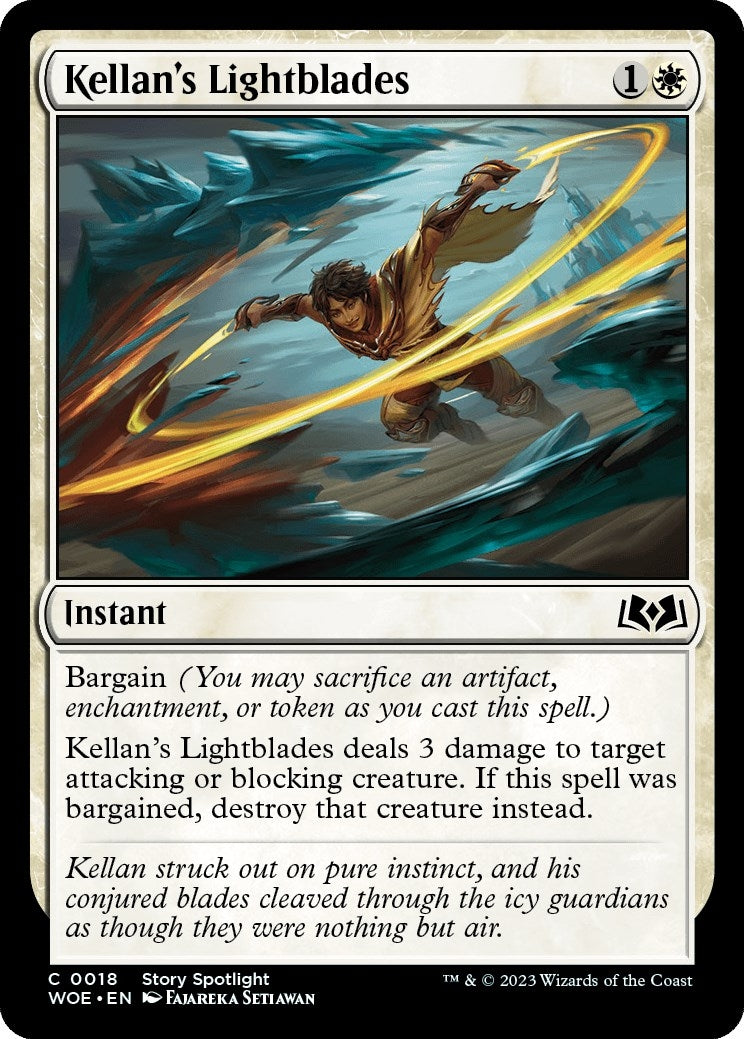 Kellan’s Lightblades (18) [WOE] - MTG Single
