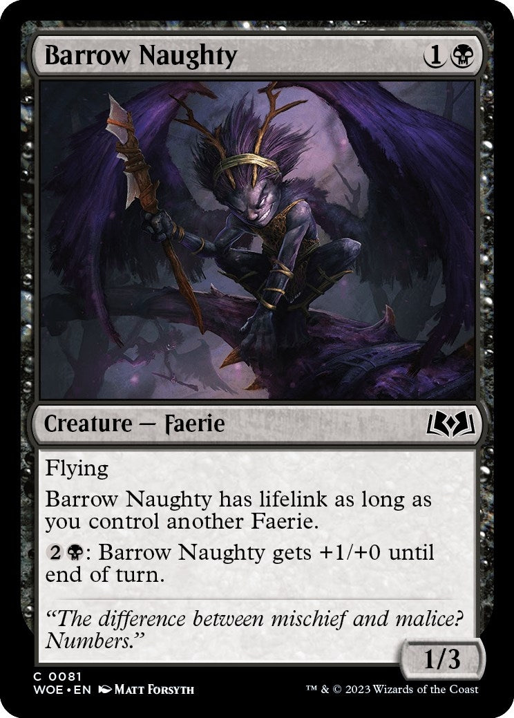 Barrow Naughty (81) [WOE] - MTG Single