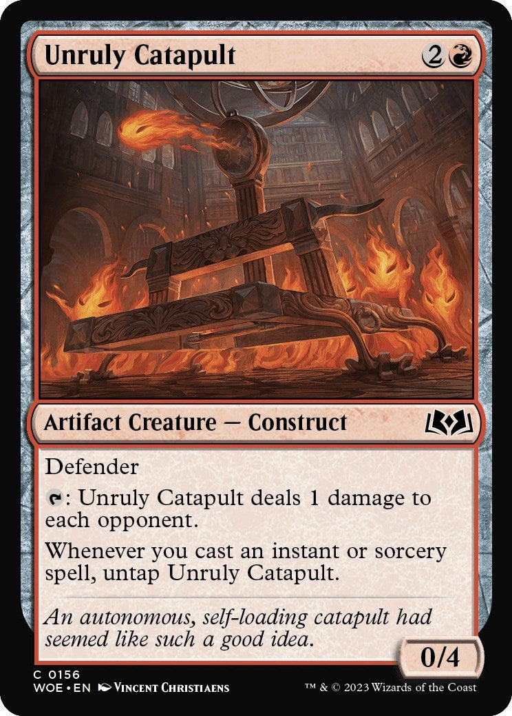 Unruly Catapult (156) [WOE] - MTG Single