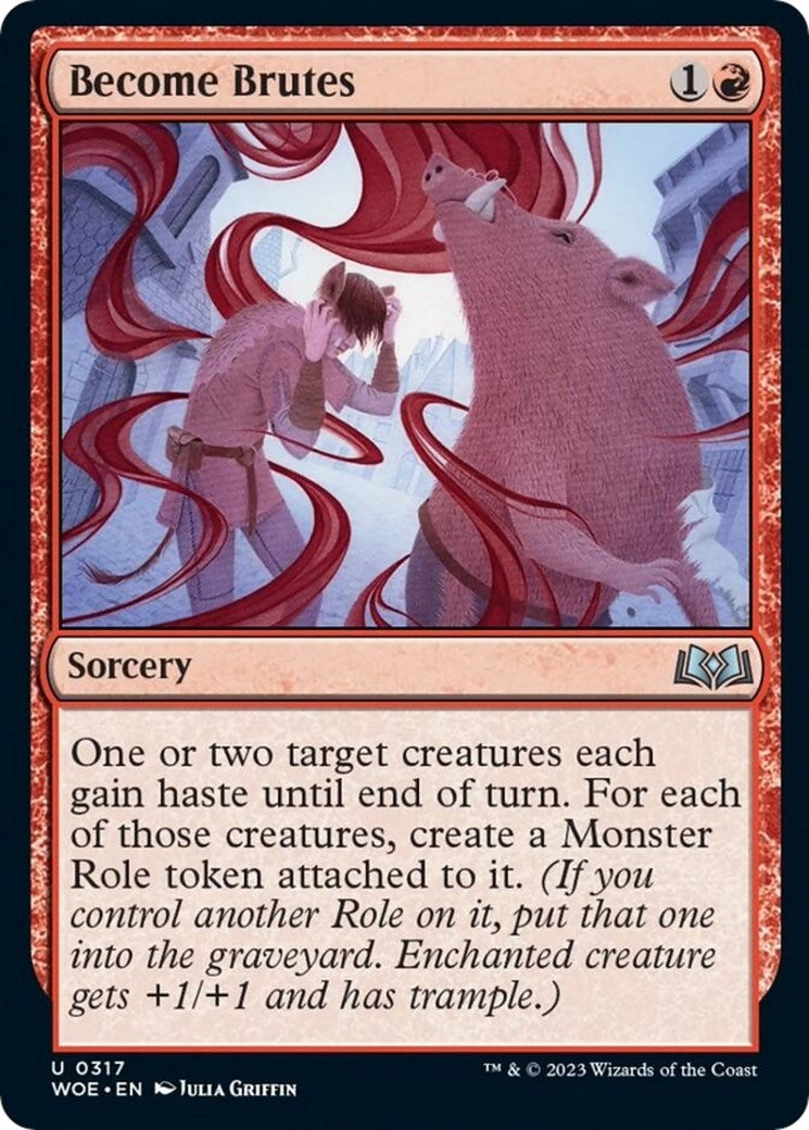 Become Brutes (317) [WOE] - MTG Single