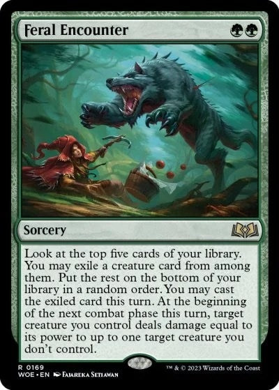 Feral Encounter (169) [WOE] - MTG Single
