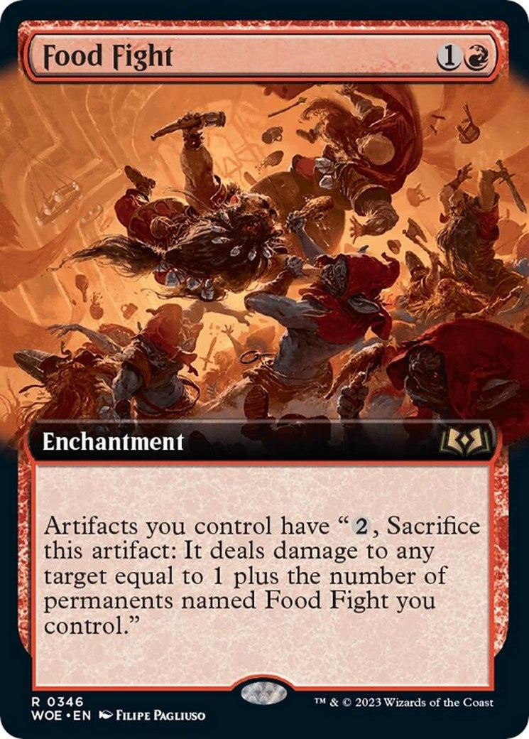 Food Fight (Extended Art) (346) [WOE] - MTG Single