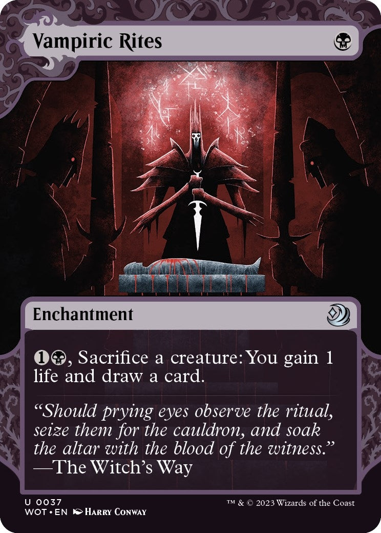 Vampiric Rites (37) [WOT] - MTG Single