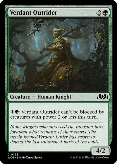 Verdant Outrider (196) (Wilds of Eldraine)