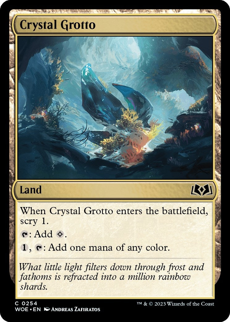 Crystal Grotto (254) [WOE] - MTG Single