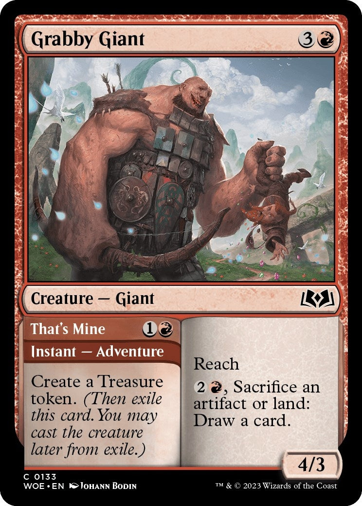 Grabby Giant (133) [WOE] - MTG Single