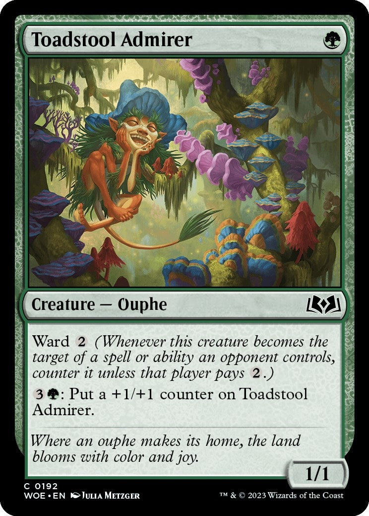 Toadstool Admirer (192) [WOE] - MTG Single