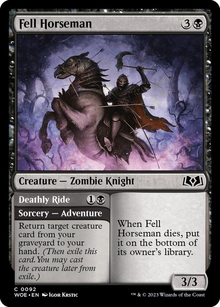 Fell Horseman (92) [WOE] - MTG Single