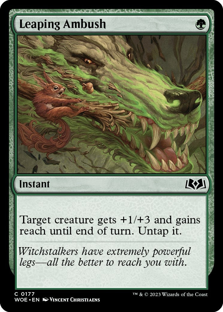 Leaping Ambush (177) [WOE] - MTG Single