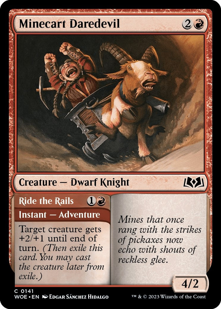 Minecart Daredevil (141) [WOE] - MTG Single