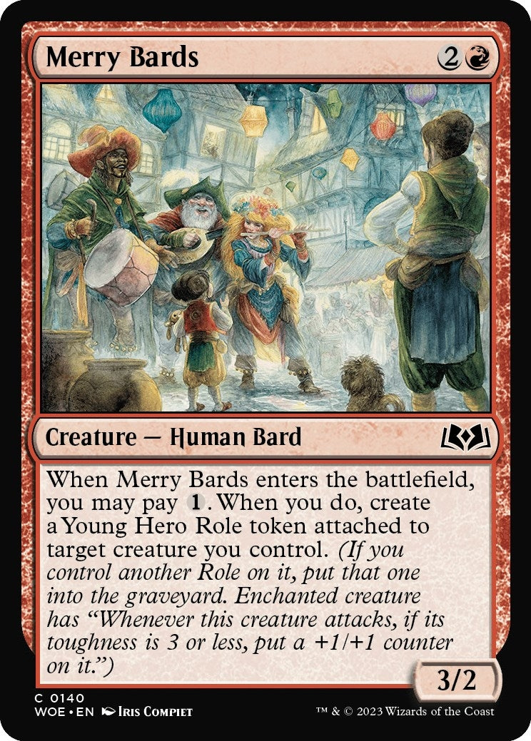 Merry Bards (140) [WOE] - MTG Single