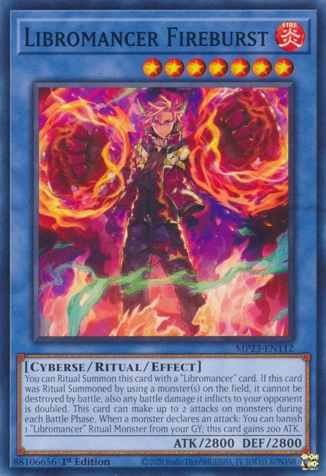 Libromancer Fireburst (23112) (MP23) - YuGiOh Single