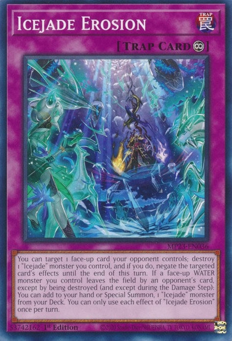 Icejade Erosion (23036) (MP23) - YuGiOh Single