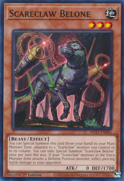 Scareclaw Belone (23066) (MP23) - YuGiOh Single