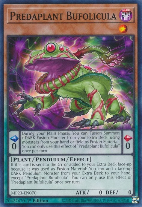 Predaplant Bufolicula (23070) (MP23) - YuGiOh Single