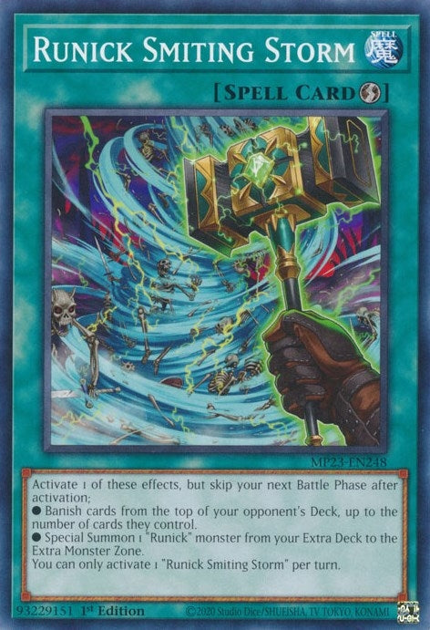 Runick Smiting Storm (23248) (MP23) - YuGiOh Single