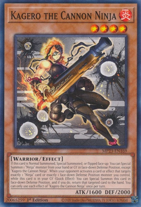 Kagero the Cannon Ninja (23169) (MP23) - YuGiOh Single