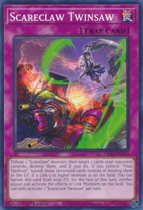 Scareclaw Twinsaw (23210) (MP23) - YuGiOh Single