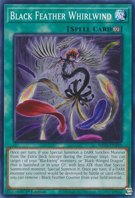 Black Feather Whirlwind (23195) (MP23) - YuGiOh Single