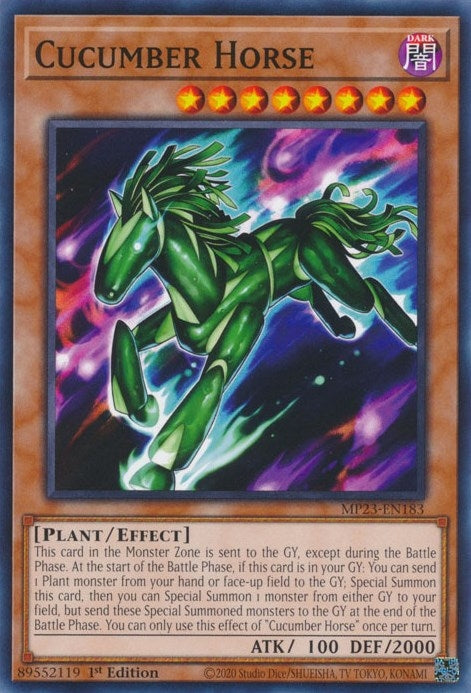 Cucumber Horse (23183) (MP23) - YuGiOh Single