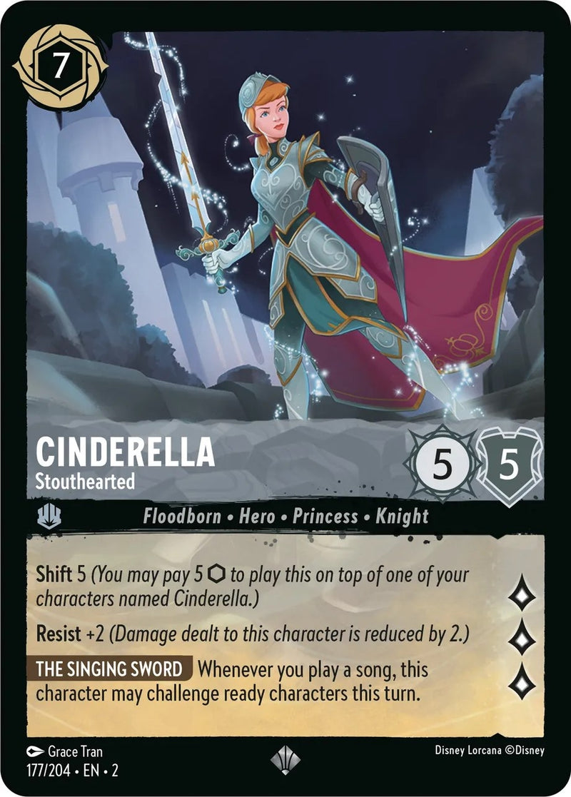 Cinderella - Stouthearted (177) (2) - Disney Lorcana Single