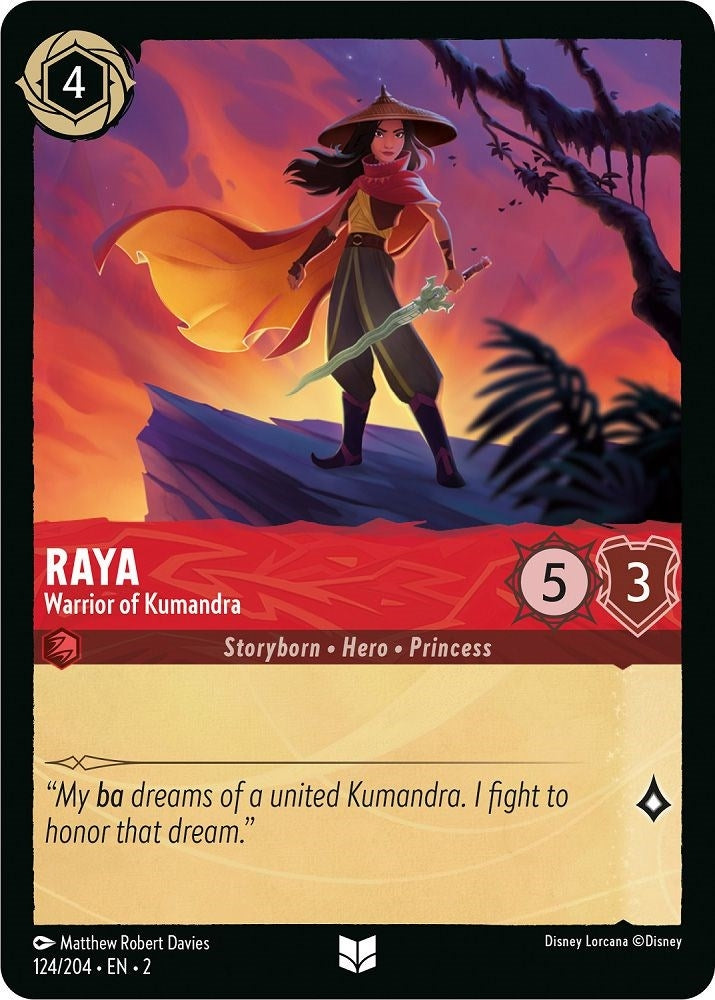 Raya - Warrior of Kumandra (124) (2) - Disney Lorcana Single