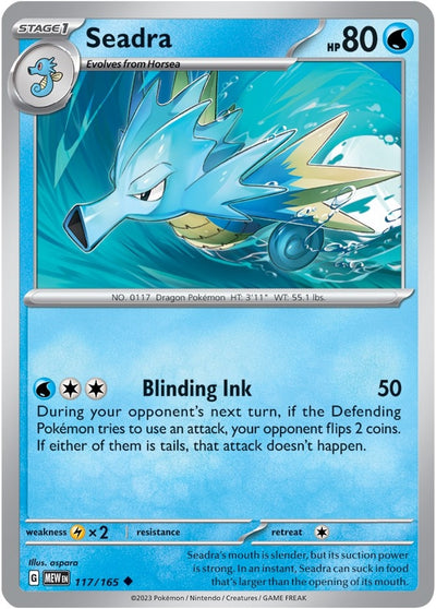 Seadra (117/165) (SV: Scarlet & Violet 151)