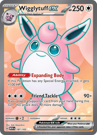 Wigglytuff ex (187/165) (SV: Scarlet & Violet 151)