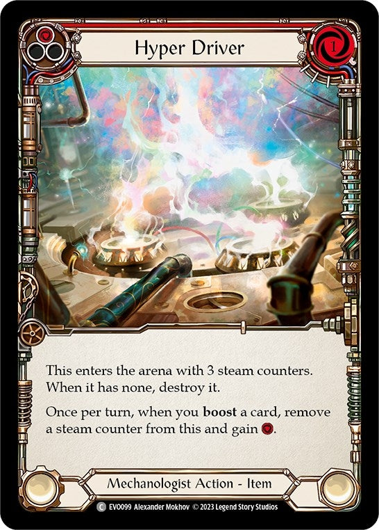Hyper Driver (Red) (99) [EVO] - Flesh and Blood TCG Single