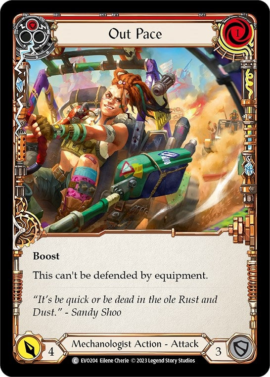 Out Pace (Red) (204) [EVO] - Flesh and Blood TCG Single