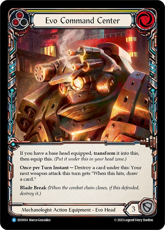 Evo Command Center (34) [EVO] - Flesh and Blood TCG Single