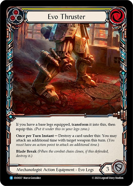 Evo Thruster (37) [EVO] - Flesh and Blood TCG Single