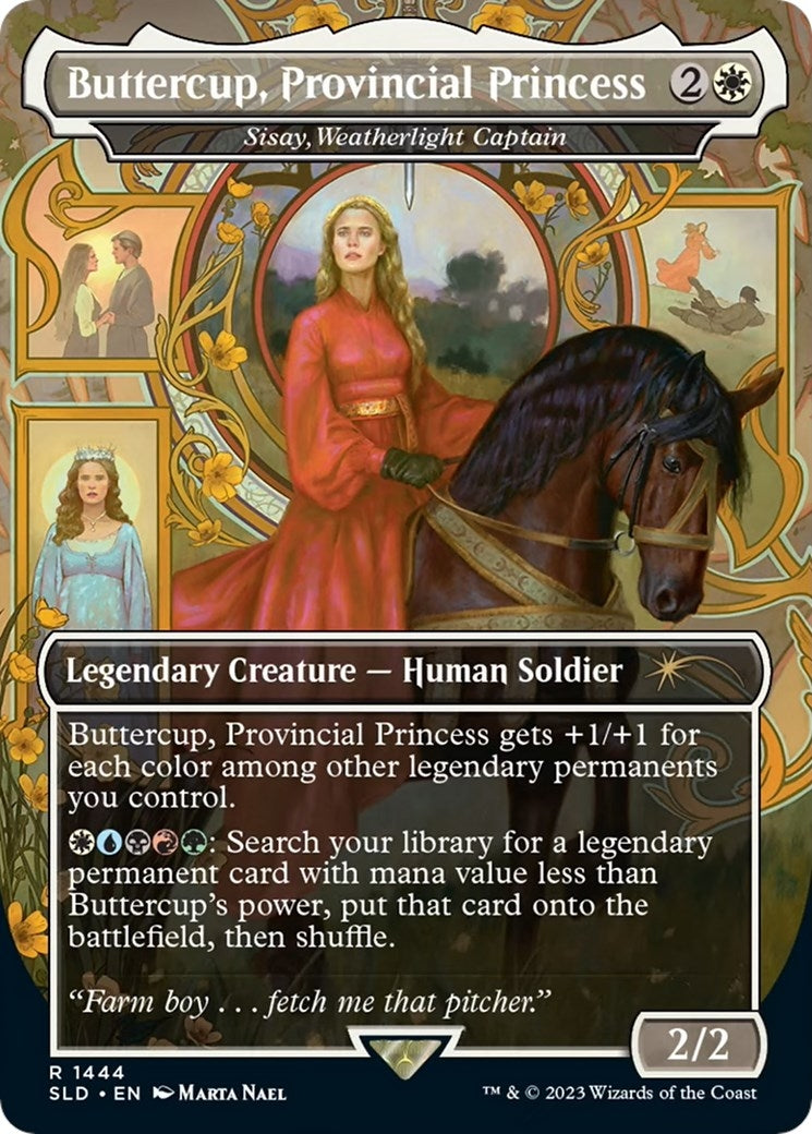 Buttercup Provincial Princess - Sisay Weatherlight Captain (1444) [SLD] - MTG Single