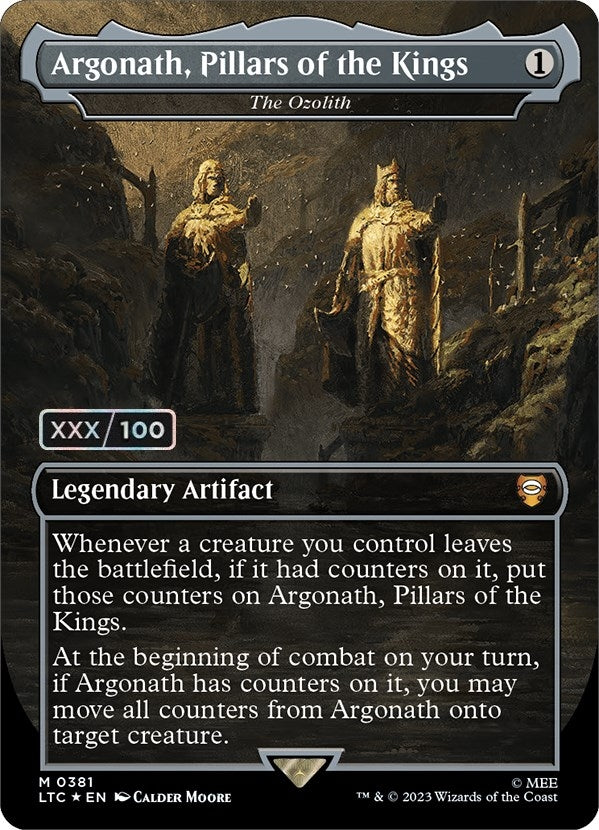 Argonath Pillars of the Kings - The Ozolith (Serial Numbered) (381) [LTC] - MTG Single