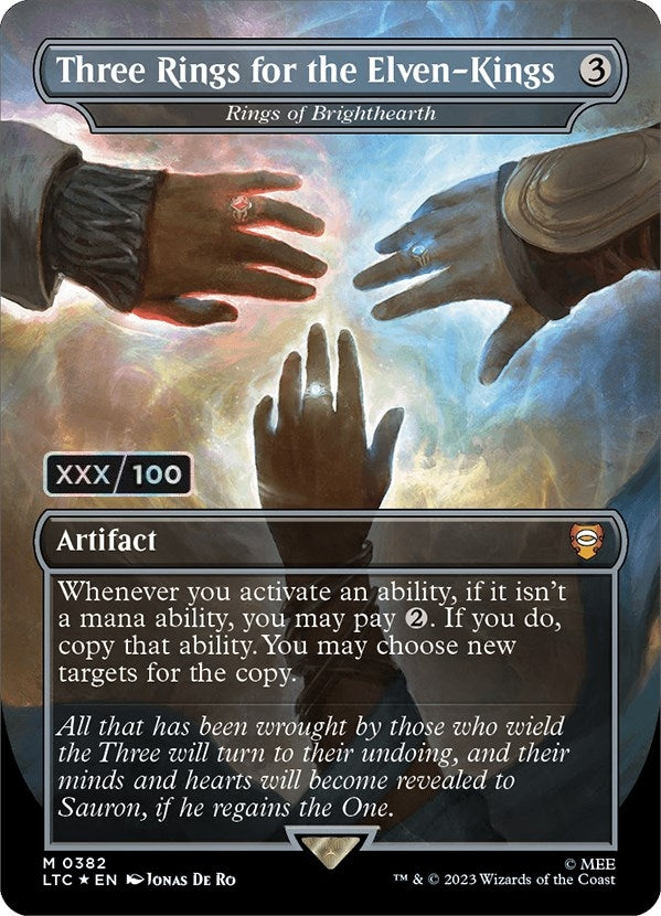 Three Rings for the Elven-Kings - Rings of Brighthearth (Serial Numbered) (382) [LTC] - MTG Single