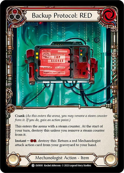 Backup Protocol: RED (81) [EVO]