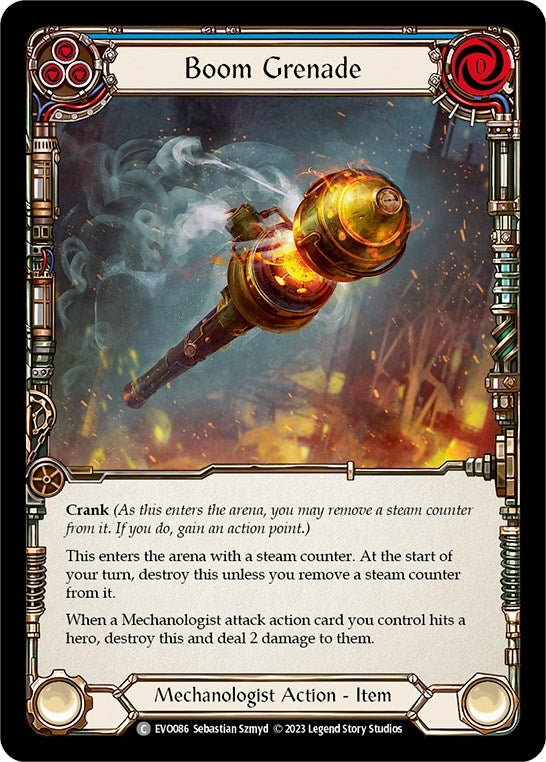 Boom Grenade (Blue) (86) [EVO] - Flesh and Blood TCG Single