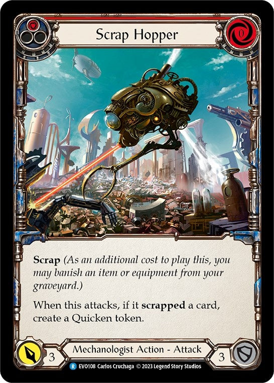 Scrap Hopper (Red) (108) [EVO] - Flesh and Blood TCG Single