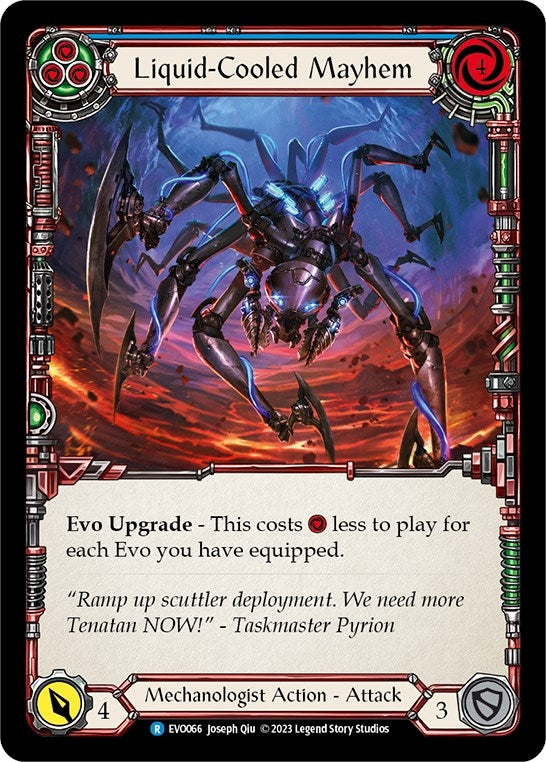 Liquid-Cooled Mayhem (Blue) (66) [EVO] - Flesh and Blood TCG Single