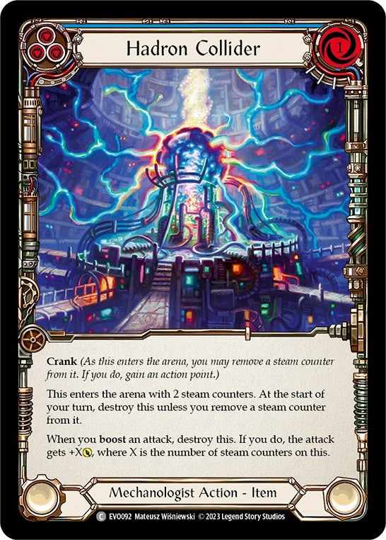 Hadron Collider (Blue) (92) [EVO] - Flesh and Blood TCG Single