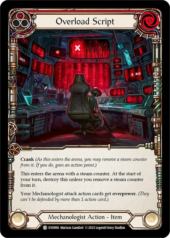 Overload Script (96) [EVO] - Flesh and Blood TCG Single