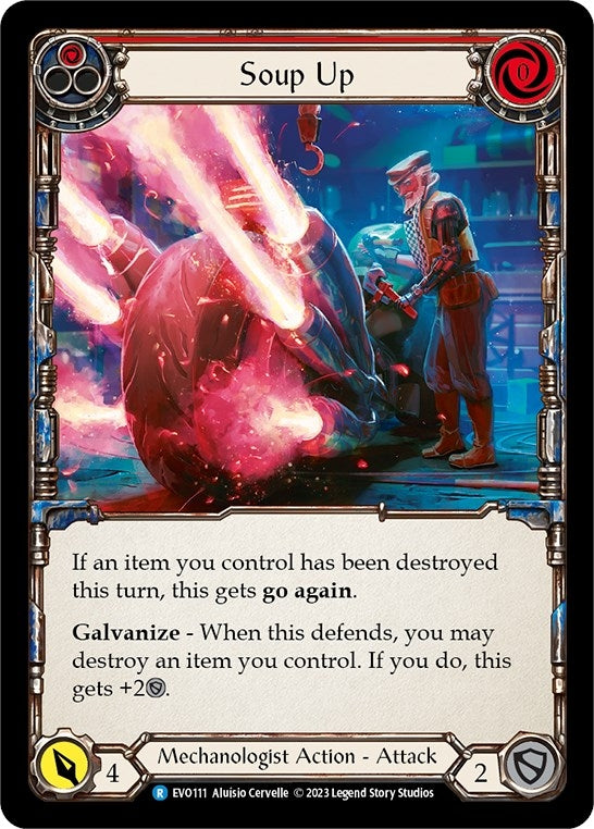 Soup Up (Red) (111) [EVO] - Flesh and Blood TCG Single
