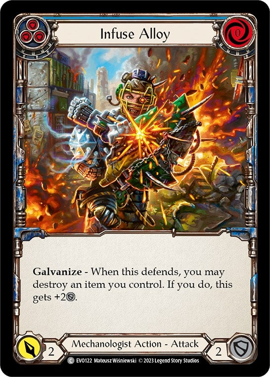 Infuse Alloy (Blue) (122) [EVO] - Flesh and Blood TCG Single