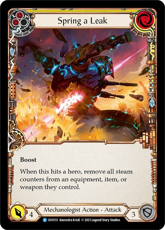 Spring a Leak (Yellow) (151) [EVO] - Flesh and Blood TCG Single
