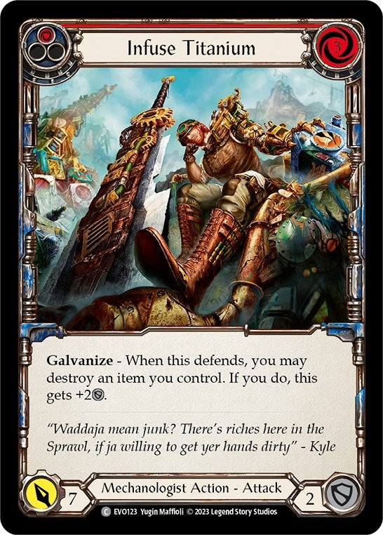 Infuse Titanium (Red) (123) [EVO] - Flesh and Blood TCG Single