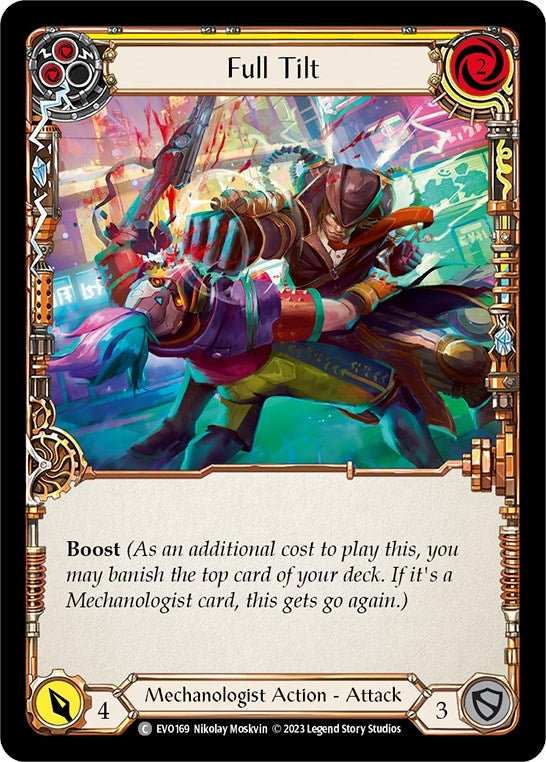 Full Tilt (Yellow) (169) [EVO] - Flesh and Blood TCG Single