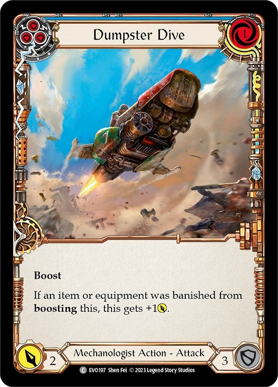 Dumpster Dive (Blue) (197) [EVO] - Flesh and Blood TCG Single