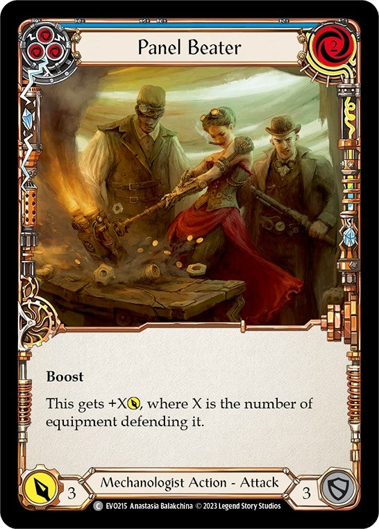 Panel Beater (Blue) (215) [EVO] - Flesh and Blood TCG Single