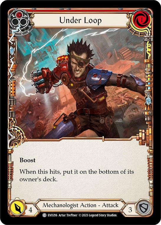 Under Loop (Red) (216) [EVO] - Flesh and Blood TCG Single