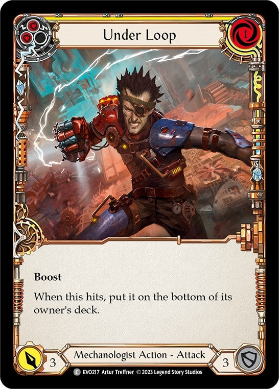 Under Loop (Yellow) (217) [EVO] - Flesh and Blood TCG Single